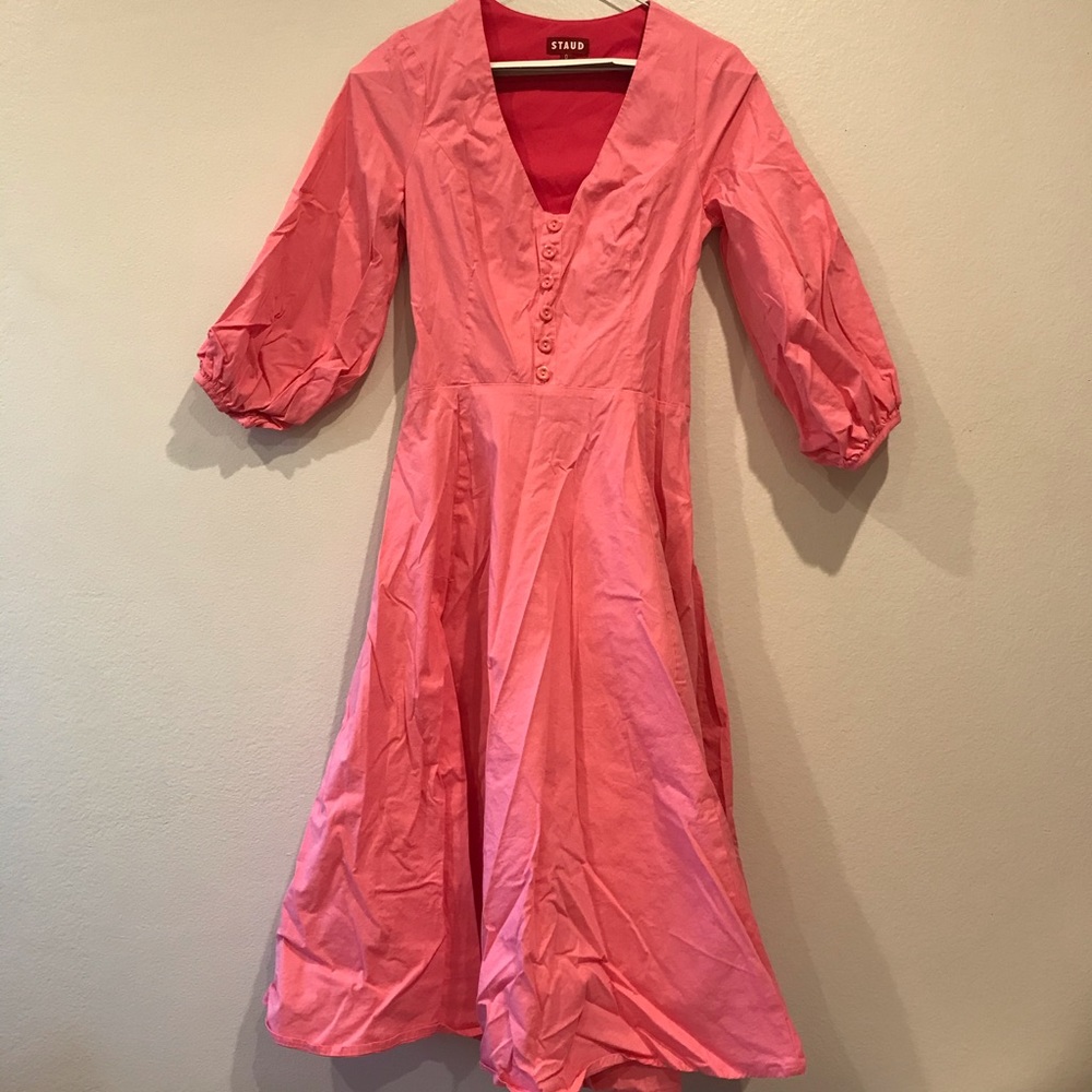 Staud Pink Dress